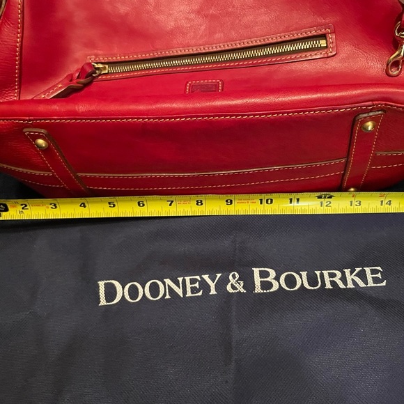 EXQUISITE DOONEY SATCHEL NWOT ALL LEATHER SUEDE TRIM JUST BEAUTIFUL - Picture 10 of 15